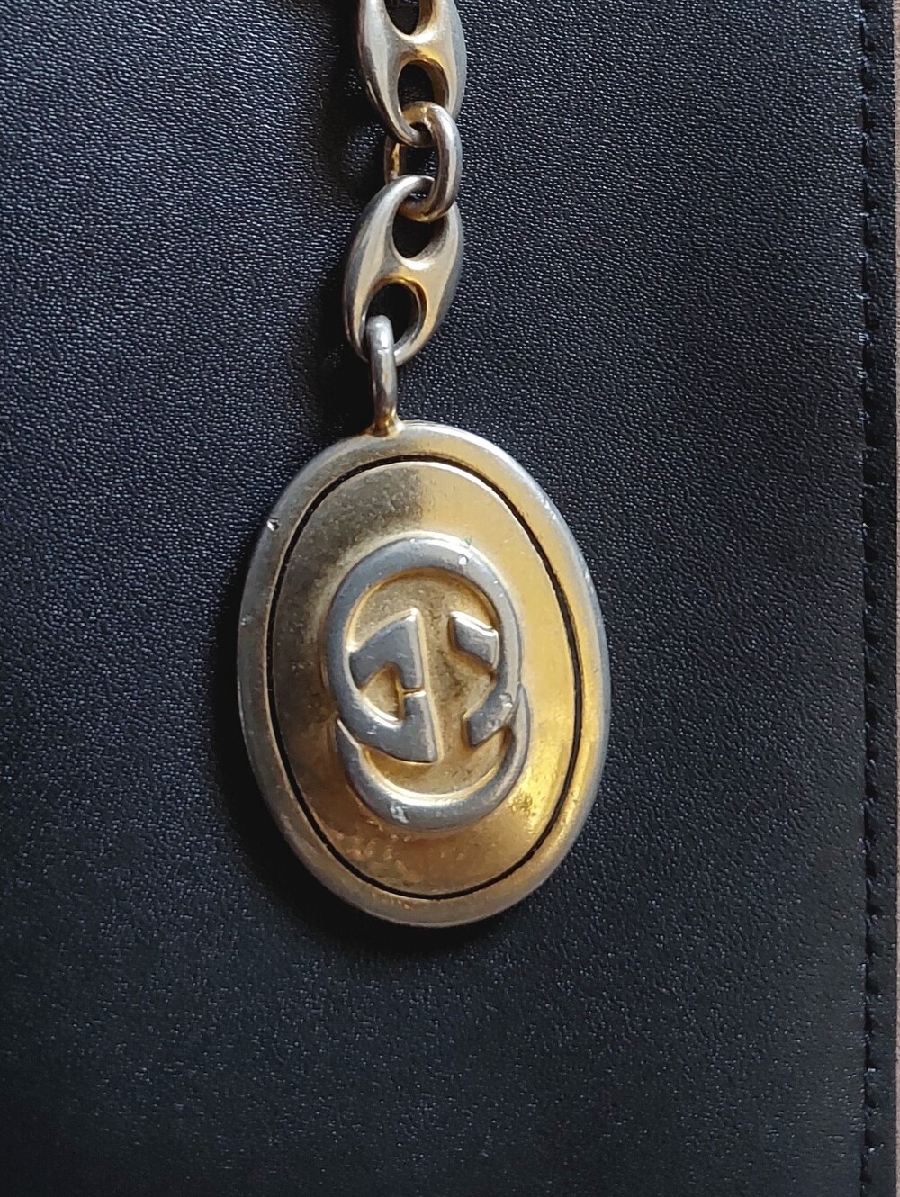 Authentic VERY RARE 1984 Gucci GG Monogram Keychain with COA - Picture 4 of 6